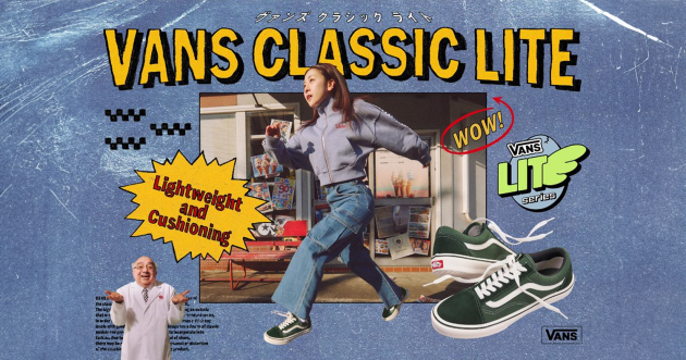 New Old Skool and Slip-On! VANS CLASSIC LITE” now available at ABC-MART