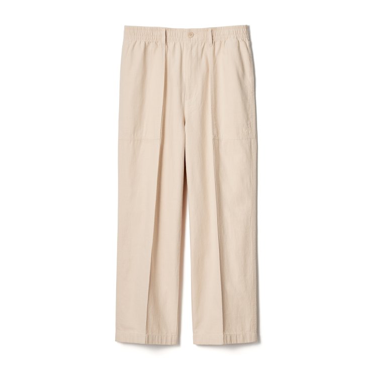 Linen-blend easy pants