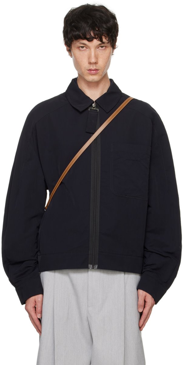 Les Classiques collection by JACQUEMUS Black Le blouson Linu jacket
