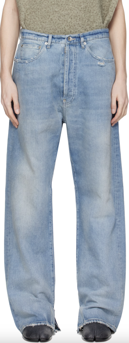 Maison Margiela Blue Buckle Jeans