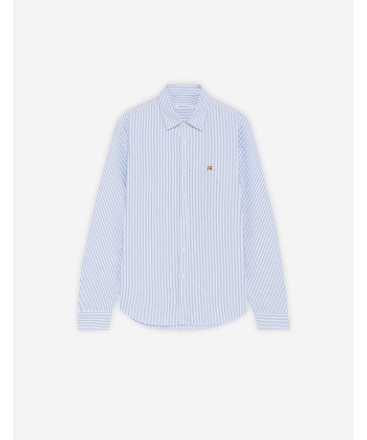 Maison Kitsune JP EXCLUSIVE FOX HEAD EMBROIDERY SHIRT