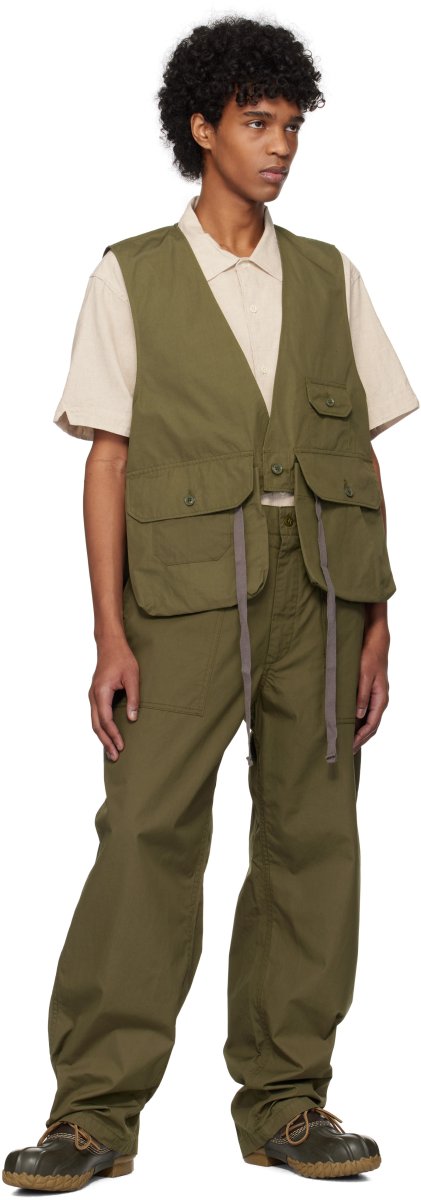 ENGINEERED GARMENTS " Khaki Fatigue Pants