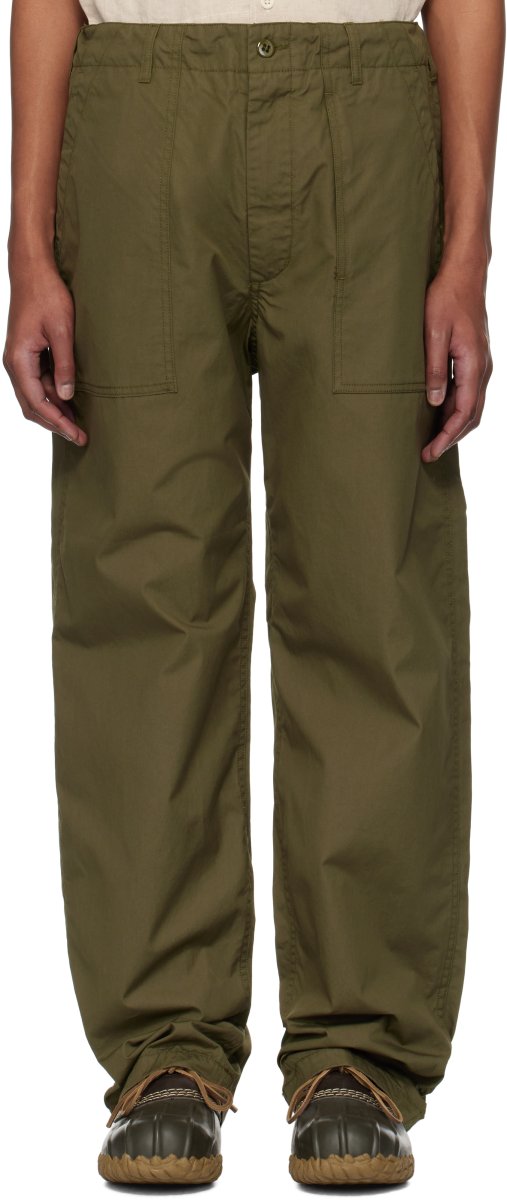 ENGINEERED GARMENTS " Khaki Fatigue Pants