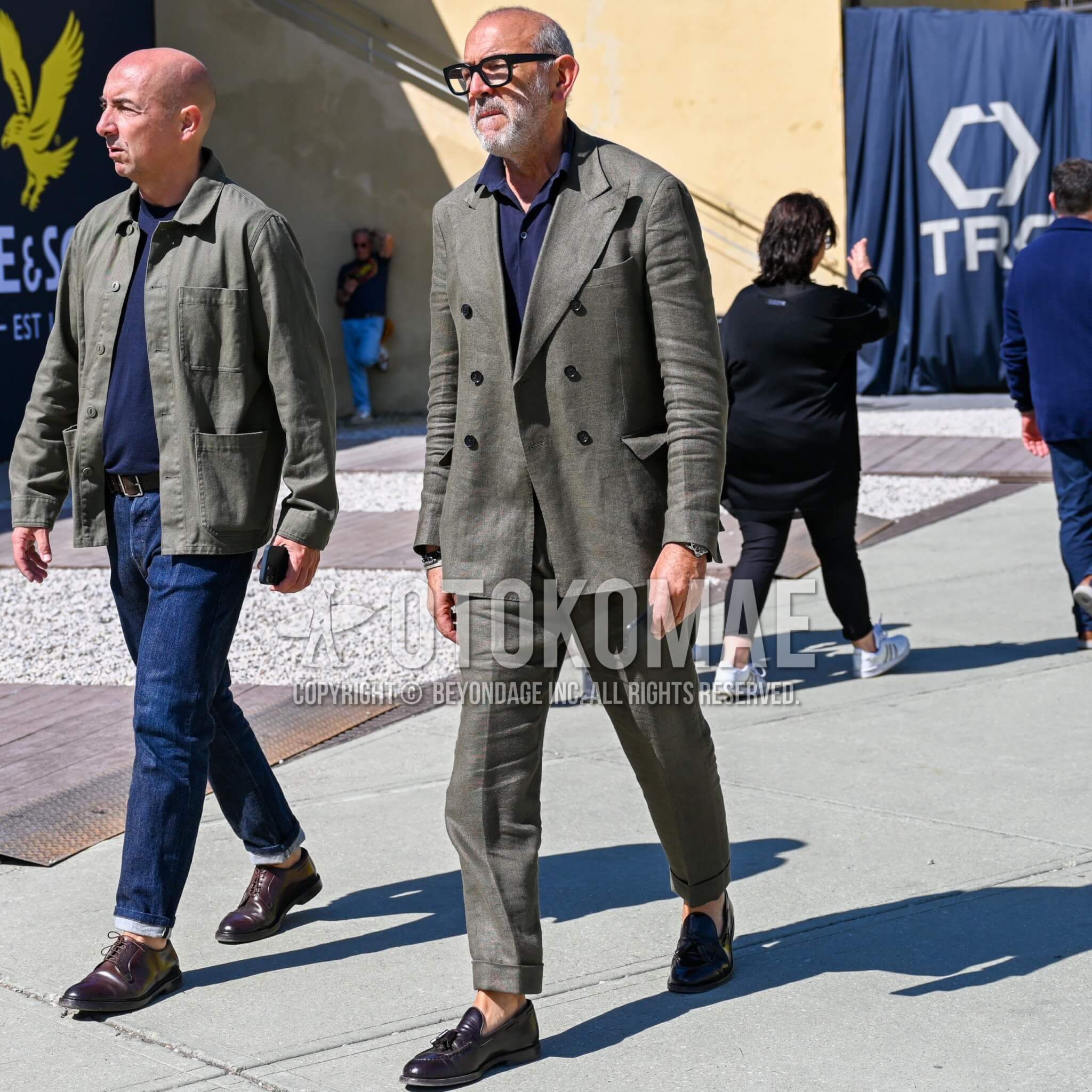 TROTTER JACKET グレー ビジネス スーツ グレースーツの粋な着こなし