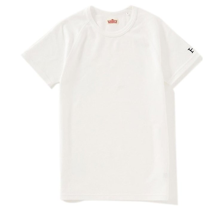 HOLLYWOOD RANCH MARKET stretch mesh crewneck short sleeve T-shirt