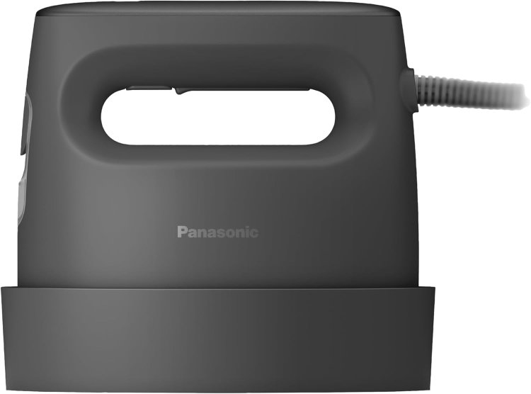 Panasonic Steam Iron Clothes Steamer NI-FS70A-K Calm Black 360° powerful steam 3-stage temperature control 2-way that can also press, deodorizes, disinfects, leaves on