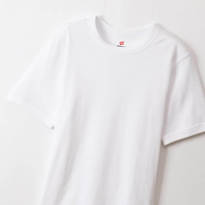 hanes ribbed T-shirt