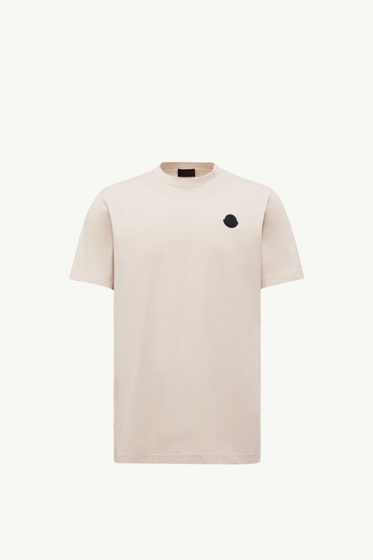 t-shirt-men-light beige-moncler