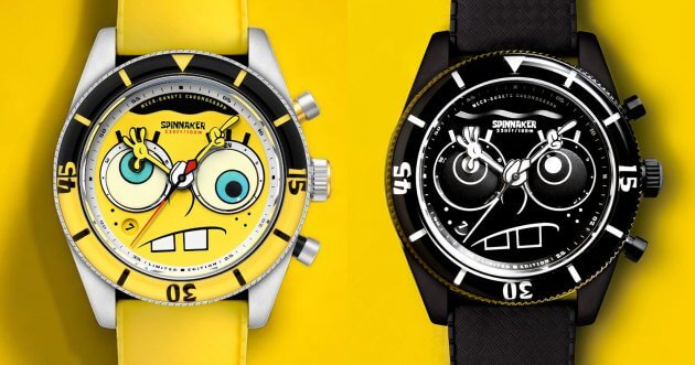 SPINNAKER releases a limited number of watches in collaboration with SpongeBob!