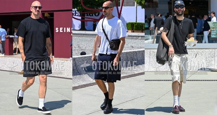 T-shirts and shorts. 3 rules for adults to make their coordination stylish