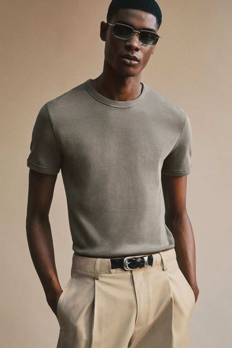 COS ribbed T-shirt