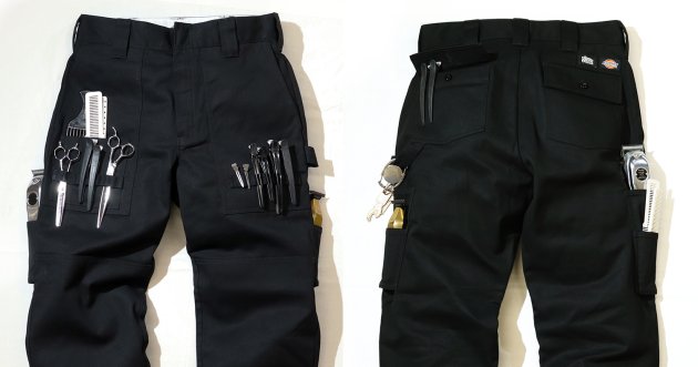 第４弾はDickies®！MR.BROTHERS CUT CLUBとのコラボによるバーバー仕様のワークパンツが発売