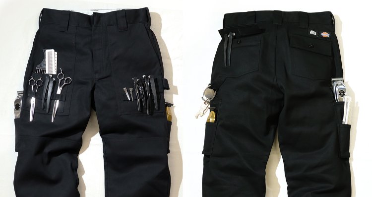第４弾はDickies®！MR.BROTHERS CUT CLUBとのコラボによるバーバー仕様のワークパンツが発売