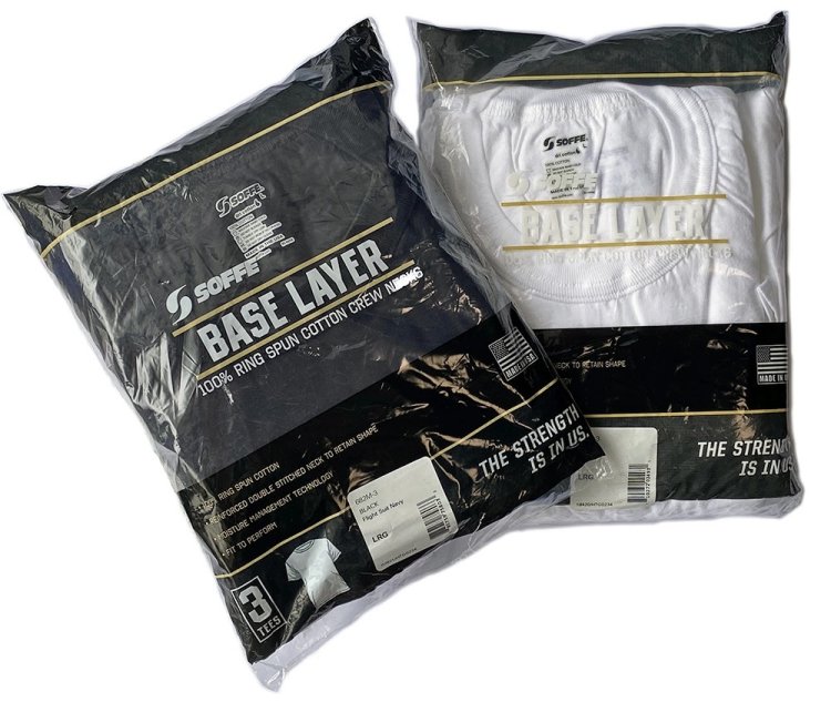 SOFFE's MILITARY 3 PACK TEE