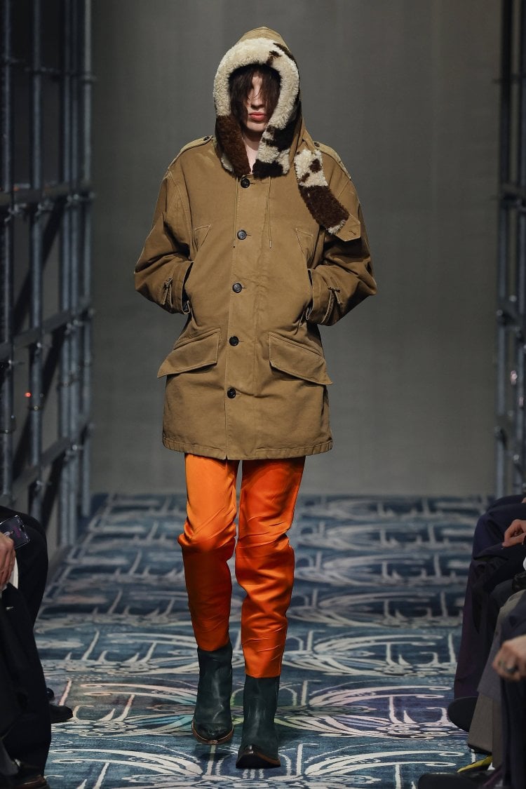 Menswear, autumn winter 2025 2026, Prada, Milano, Italy - 19 Jan 2025