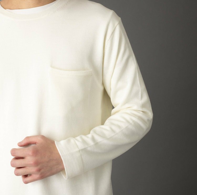Or choose knitwear "with an anti-pill finish."