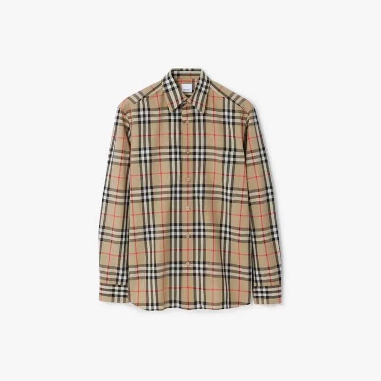 Burberry Check Cotton Shirt imgi_2_41431BD9-1D02-49A0-A681-C1BD4C21FB3F