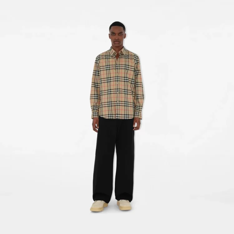 Burberry Check Cotton Shirt imgi_3_00F249EF-D83C-401A-B71B-E064CC6FA05E