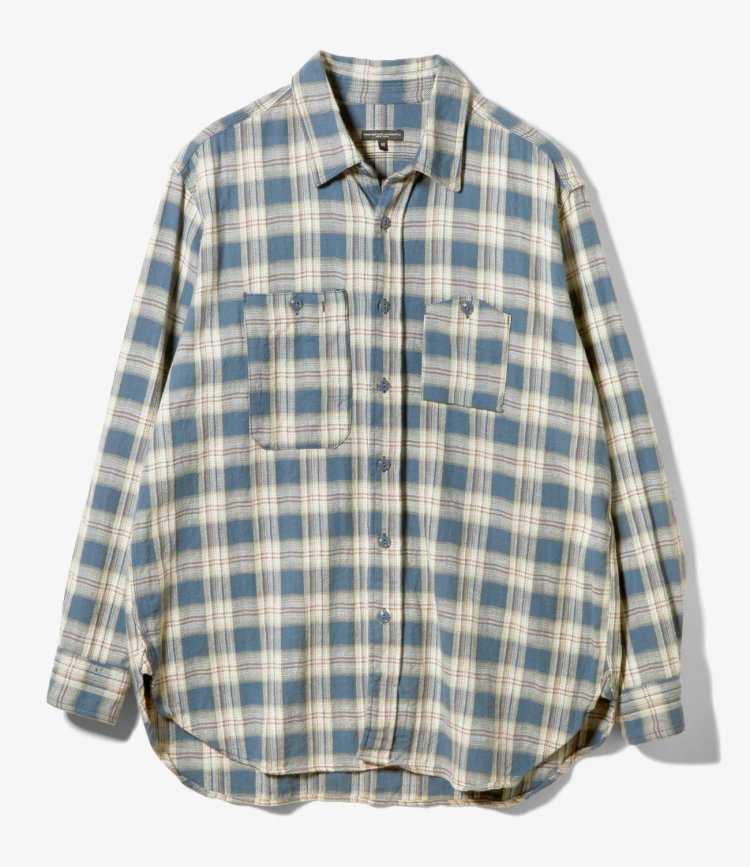 iWork Shirt - Cotton Plaid Jacquard ENGINEERED GARMENTSmgi_4_RV021A-0_1300x