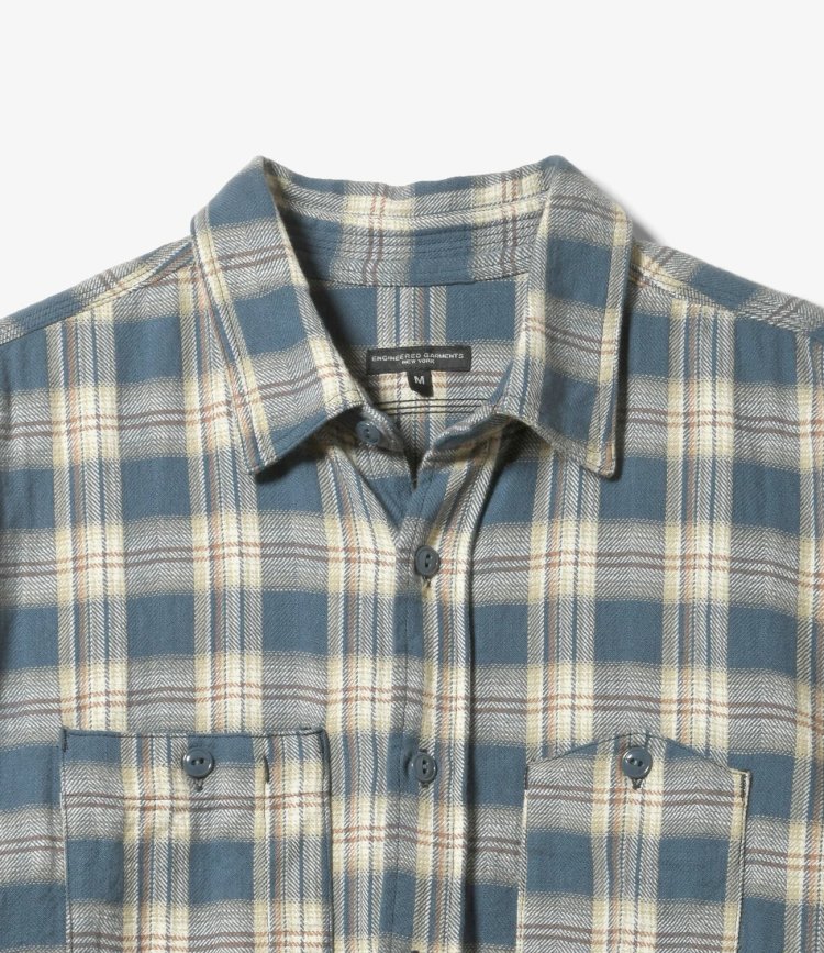 Work Shirt - Cotton Plaid Jacquard ENGINEERED GARMENTSimgi_5_RV021A-1_1300x
