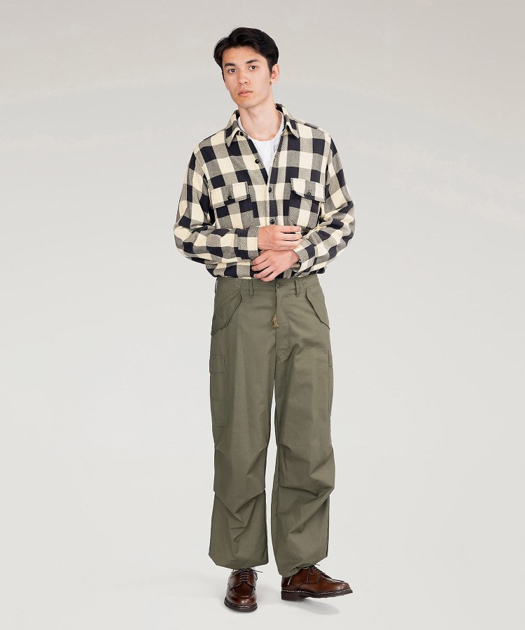 WOOLRICH/Woolrich Long Sleeve Authentic Flannel Shirt LONG SLEEVE AUTHENTIC FLANNEL SHIRT WOSI0080Kimgi_91_4573520078089-04 (1)