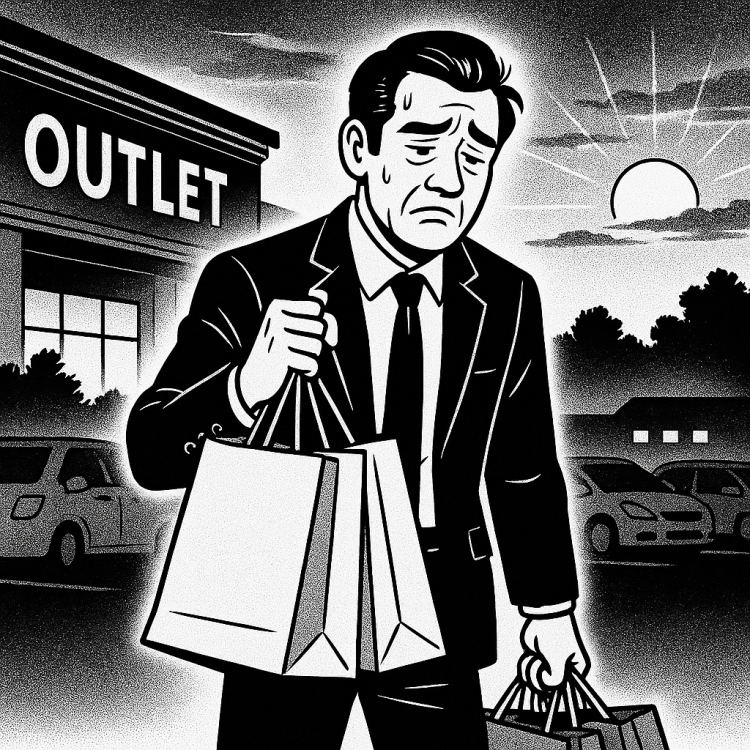 Ikeogi who accidentally bought extra things at an outlet store.