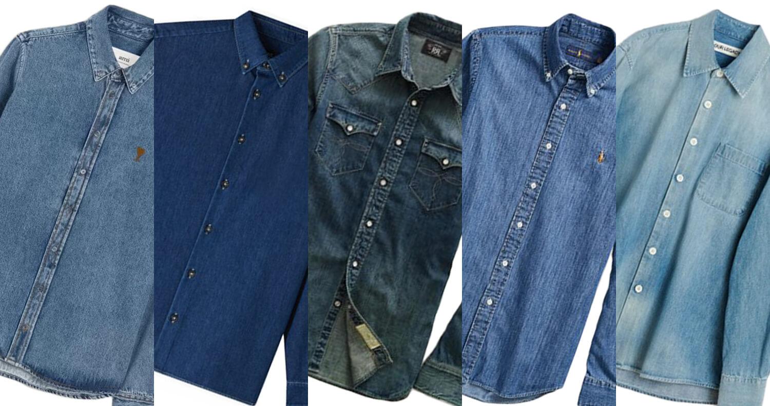 トップス DENIM DUNGAREE/Sheeting Remake Shirt 02 DENIM DUNGAREE/Sheeting Remake Shirt 02