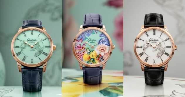 Three artistic collaboration watches by Glashütte Original and Meissen Porcelain Manufactory are now available!
