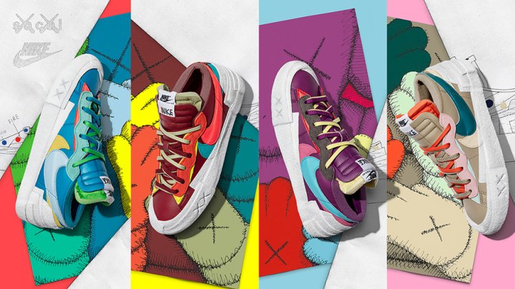 NIKE sacai Kaws