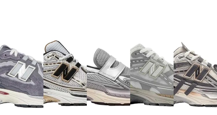 なまけもの New Balance 1906 sneakers in off white and metallic silver | ASOS