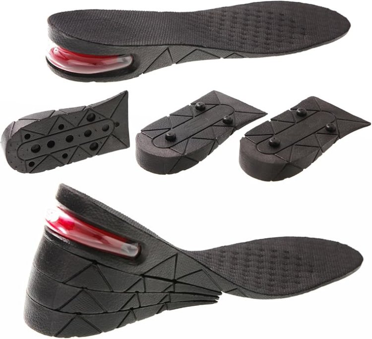 Physical therapist-supervised] Secret insole [up to 9 cm] mesh material / equipped with air cushion / antibacterial and deodorant <Long-term warranty for 45 days> Insoles