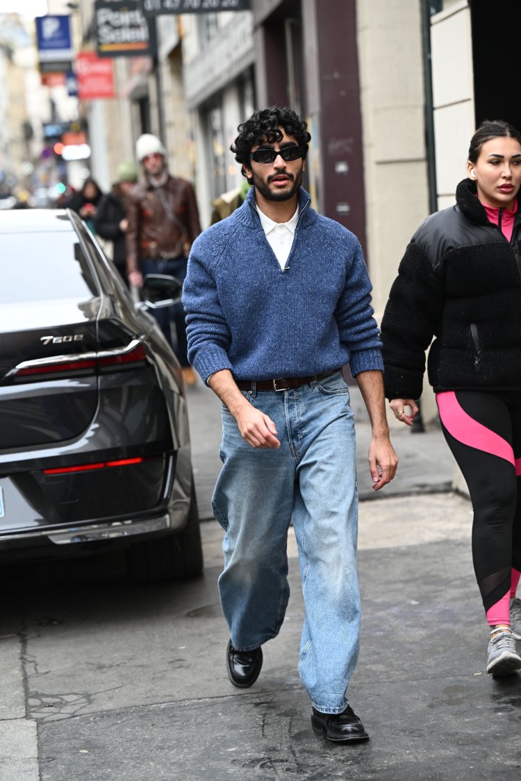 Street Style, Autumn Winter 2024, Paris Fashion Week Men's, France - 20 Jan 2024