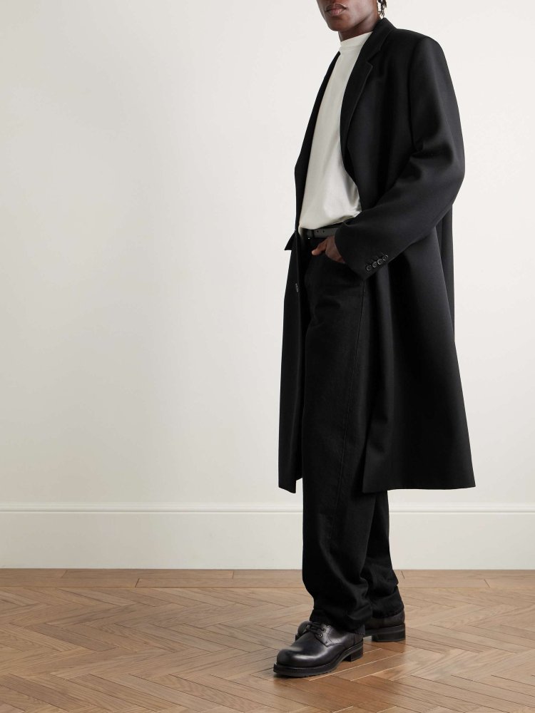 THE ROW Virgin Wool Gabardine Coat