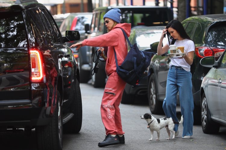 Cara Delevingne brings lots of color to the streets of NYC