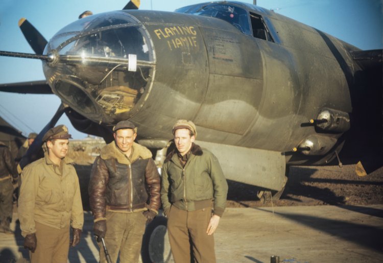 World War II, US Air Force in Great Britain / Photo 1940s
