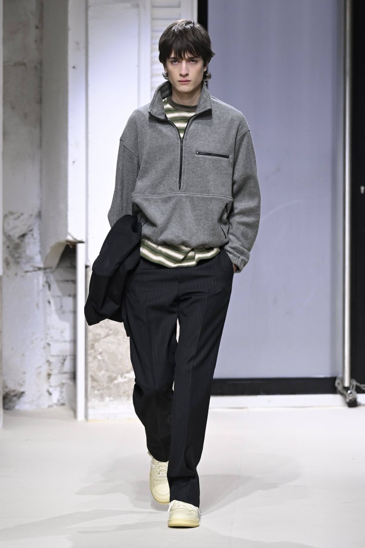 Menswear, autumn winter 2025 2026, Auralee, Paris, France - 21 Jan 2025