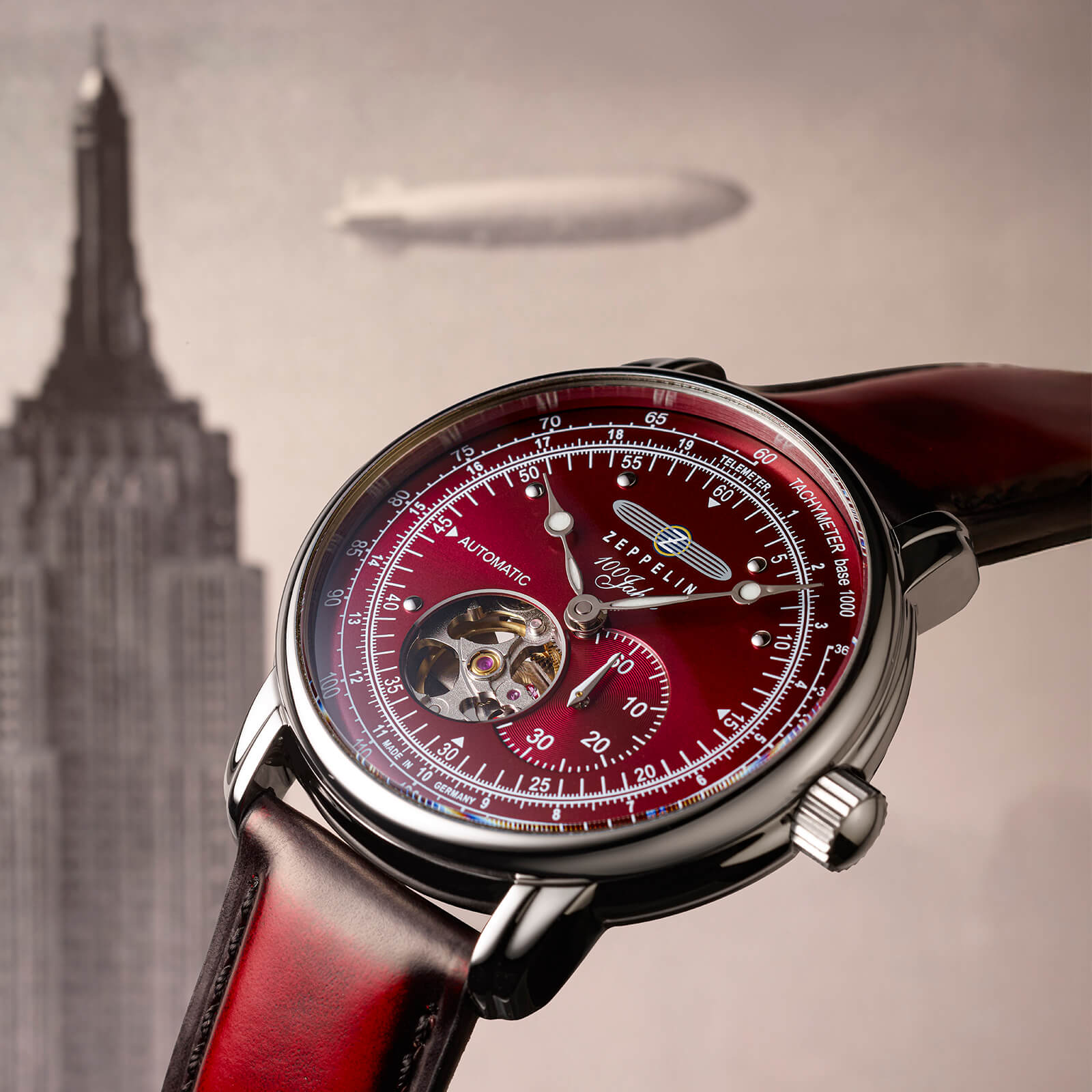 勢いが止まらない！ドイツ時計「100周年記念 オープンハート