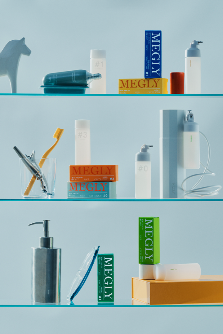 For those mornings when you don't feel like having a moment! MEGLY SHUTTO," a carbonic acid mist to improve facial appearance with just 10 seconds of care, is born!