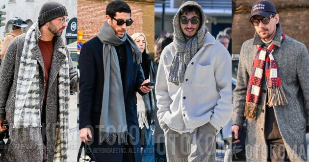 マフラーの巻き方 メンズが覚えるべきテクニックを動画とスナップで紹介！