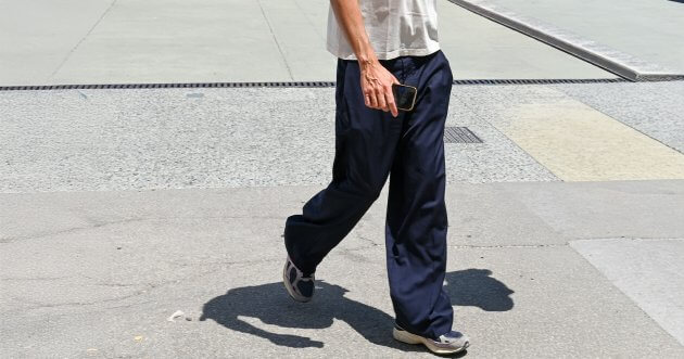 What are the three essential perspectives in selecting slacks that go with a T-shirt?