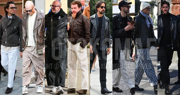 ライダースジャケット コーデ メンズ特集！シングル・ダブルの選び方から旬な着こなしを一挙紹介