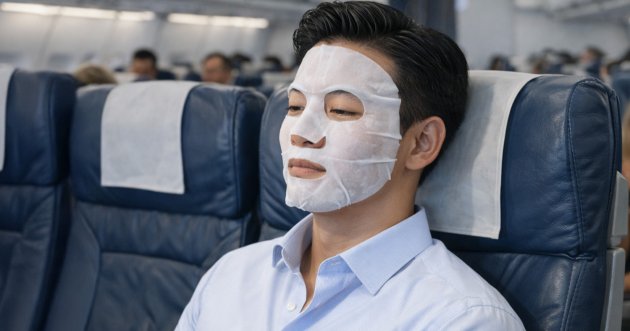 長距離フライトで男を磨くには？飛行機内でできる美容Tips