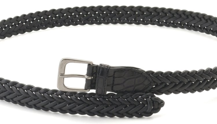 Mesh calf belt under the supervision of Mr. Shuhei Nishiguchi of THE SOLE