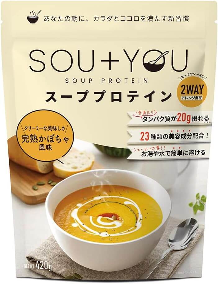 SOU+YOU Soup Protein 420g (Ripe Pumpkin Flavor)