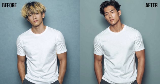 Lecture on how to choose hairstyles to make men look solid.