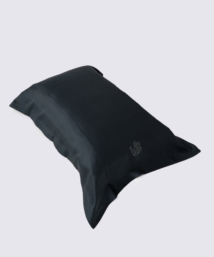 Foo Tokyo " Silk Pillowcase Elegant Navy