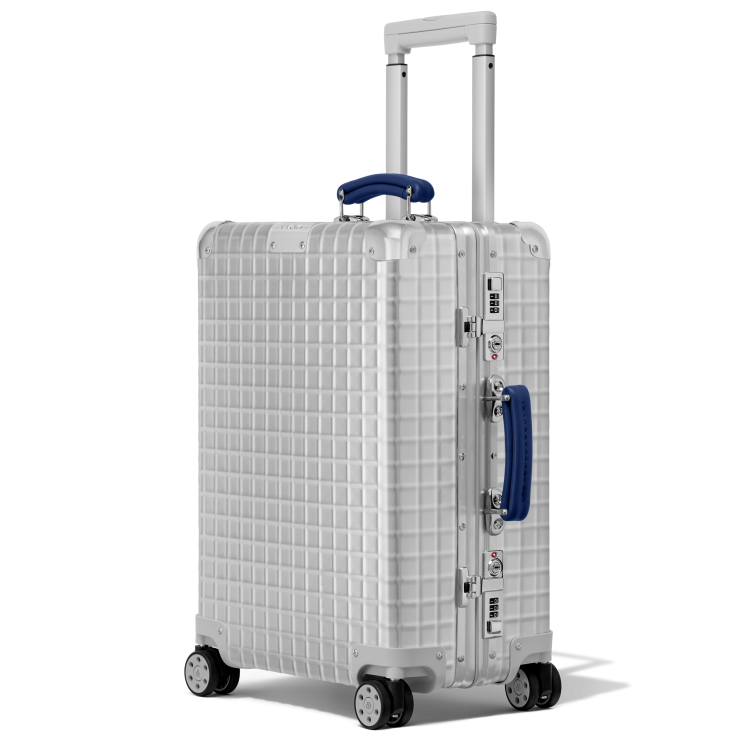 リモワが「Classic Aluminium Grid」を発売！幾何学デザインとブルー