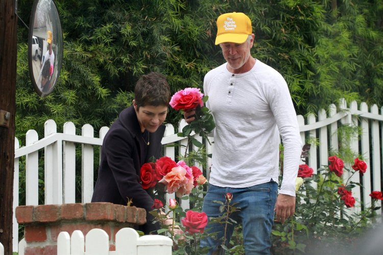 *EXCLUSIVE* Selma Blair takes time to Smell the Roses