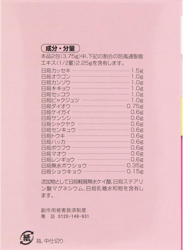 【第2類医薬品】ツムラ漢方防風通聖散エキス顆粒 48包