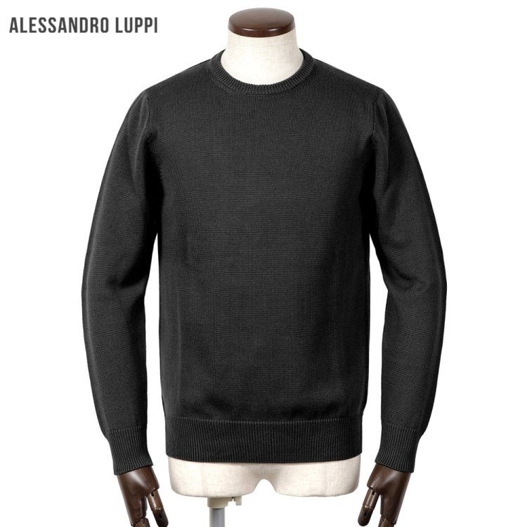 Alessandro Luppi Alessandro Luppi / 26SS FILMAR Dry Cotton High Gauge Long Sleeve Crewneck Knit "2110" imgi_22_alp2610501-01